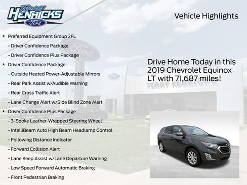 Used 2019 Chevrolet Equinox LT w/ Driver Convenience Package FWD image 4