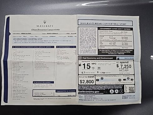 Used 2018 Maserati GranTurismo Sport image 12