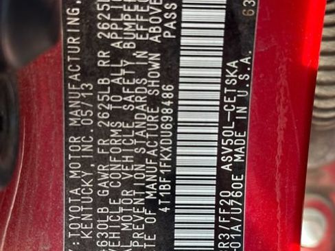 Used 2013 Toyota Camry SE FWD image 17