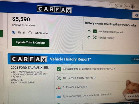 Used 2008 Ford Taurus X SEL image 10