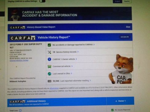 Used 2012 Ford F350 XLT w/ Camper Pkg image 9