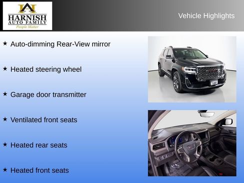 Used 2022 GMC Acadia Denali w/ Black Diamond Edition AWD/4WD image 11