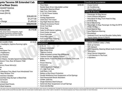 Certified 2023 Toyota Tacoma SR RWD image 26