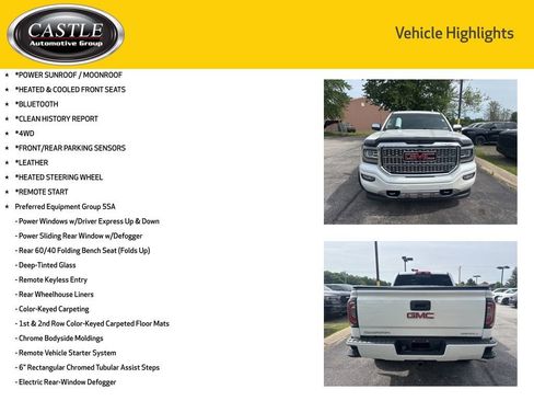 Used 2017 GMC Sierra 1500 Denali w/ Denali Ultimate Package AWD/4WD image 3