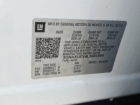 Used 2020 Chevrolet Equinox LT image 35