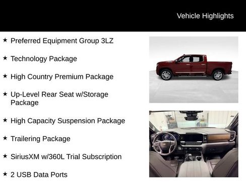 Certified 2025 Chevrolet Silverado 1500 High Country w/ High Country Premium Package image 28