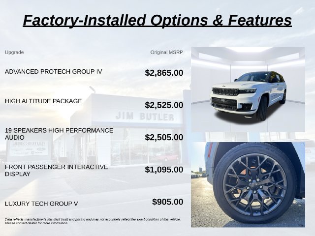 Used 2023 Jeep Grand Cherokee L Summit w/ Advanced Protech Group IV AWD/4WD image 2