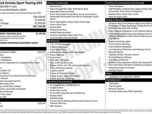 Used 2024 Buick Envista Sport Touring w/ Convenience I Package FWD image 4
