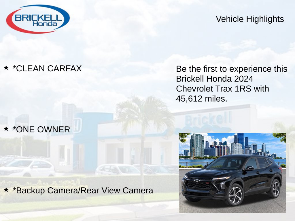 Used 2024 Chevrolet Trax RS FWD image 8