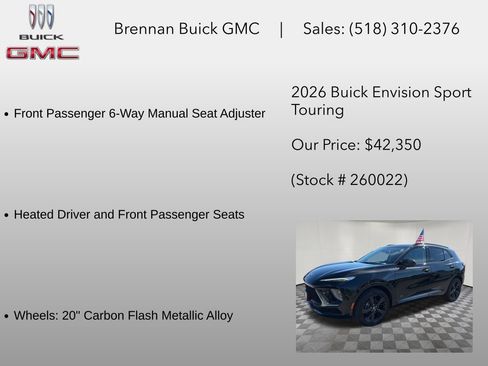 New 2026 Buick Envision Sport Touring AWD/4WD image 24