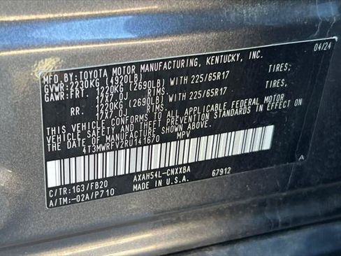 Certified 2024 Toyota RAV4 LE AWD/4WD image 32