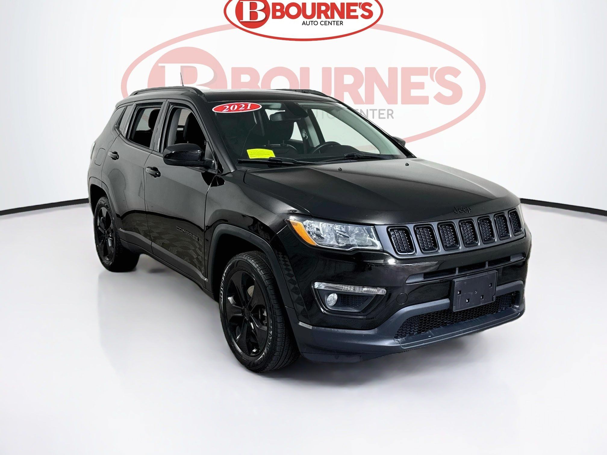 Used 2021 Jeep Compass Latitude w/ Sun and Sound Group AWD/4WD image 1