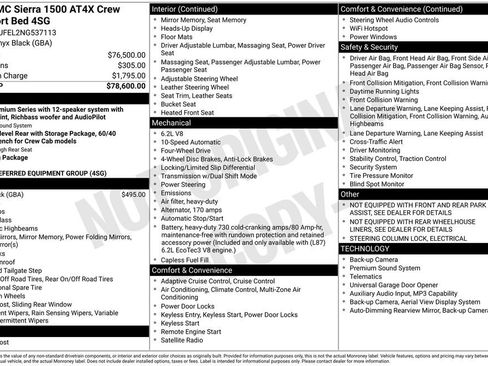 Used 2022 GMC Sierra 1500 AT4X AWD/4WD image 1
