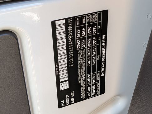 New 2026 Mercedes-Benz Sprinter 2500 image 36