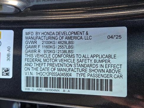 Used 2025 Honda Accord EX-L image 25