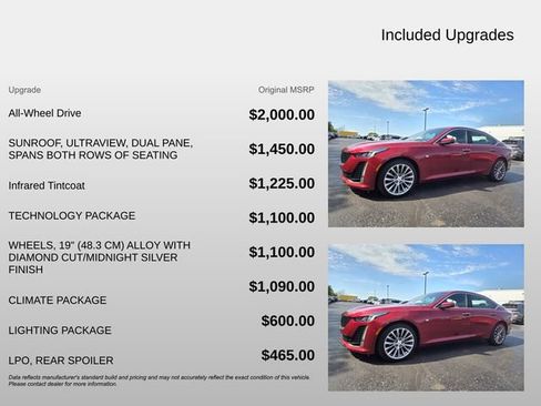 Used 2022 Cadillac CT5 Premium Luxury w/ Technology Package AWD/4WD image 4