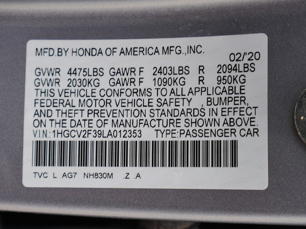 Used 2020 Honda Accord Sport image 61