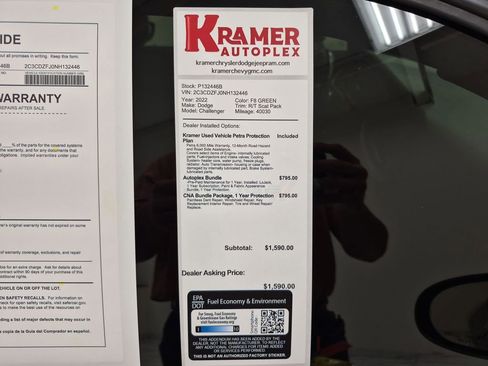 Used 2022 Dodge Challenger R/T Scat Pack image 35