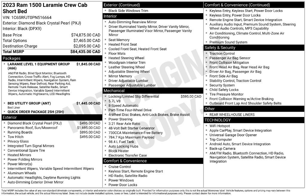Used 2023 RAM 1500 Laramie AWD/4WD image 2