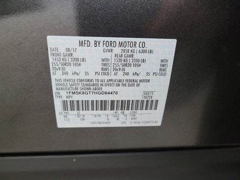 Used 2017 Ford Explorer Sport w/ Equipment Group 401A image 33