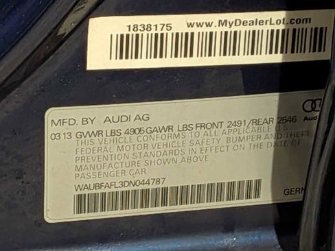 Used 2013 Audi A4 2.0T Premium w/ Convenience Pkg image 34