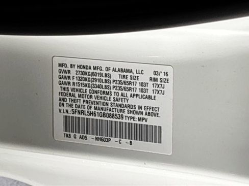 Used 2016 Honda Odyssey EX-L image 24