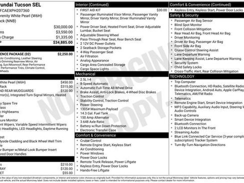Used 2023 Hyundai Tucson SEL w/ Convenience Package AWD/4WD image 2