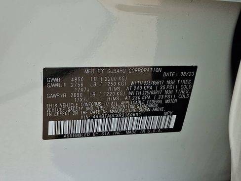 Certified 2024 Subaru Outback Premium w/ Popular Package #1 AWD/4WD image 27