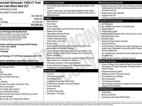 Used 2021 Chevrolet Silverado 1500 LT Trail Boss image 6