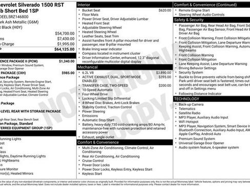 Used 2024 Chevrolet Silverado 1500 RST w/ Convenience Package II AWD/4WD image 6