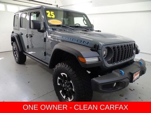 Certified 2025 Jeep Wrangler Unlimited Rubicon 4xe w/ Convenience Group AWD/4WD image 1