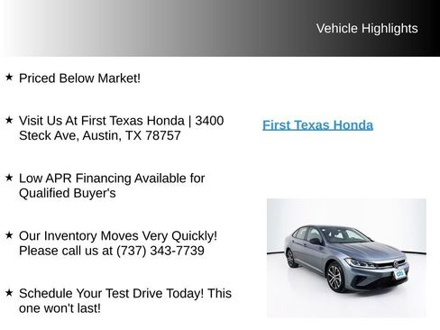 Used 2025 Volkswagen Jetta Sport FWD image 9