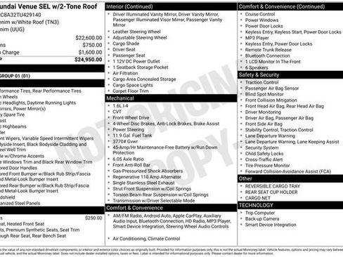 New 2026 Hyundai Venue SEL image 1