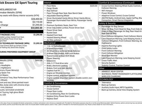 Certified 2024 Buick Encore GX Sport Touring w/ Comfort Package image 6