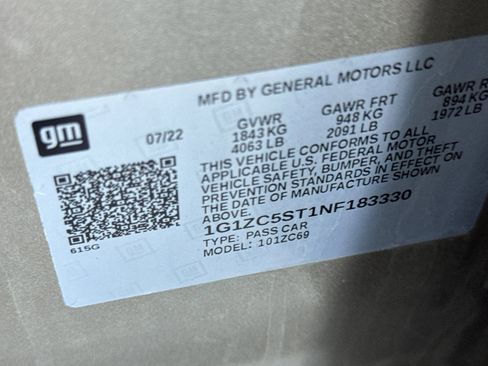 Used 2022 Chevrolet Malibu LS w/ Driver Confidence Package II image 31