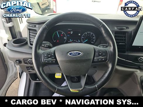 Used 2022 Ford E-Transit Medium Roof w/ Load Area Protection Package RWD image 16