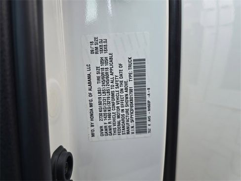 Used 2019 Honda Ridgeline RTL-T image 33