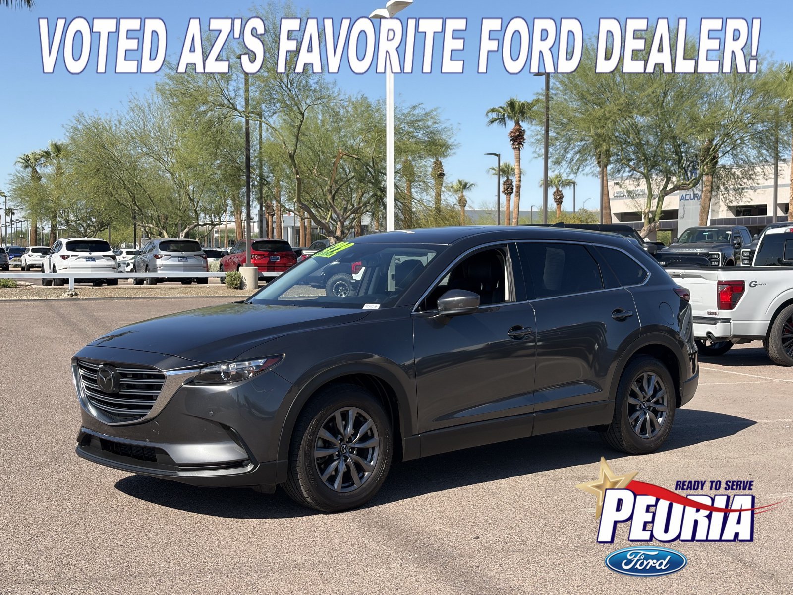 Used 2021 MAZDA CX-9 Touring w/ Touring Premium Package FWD image 1