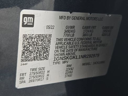 Used 2022 Chevrolet Suburban High Country AWD/4WD image 40