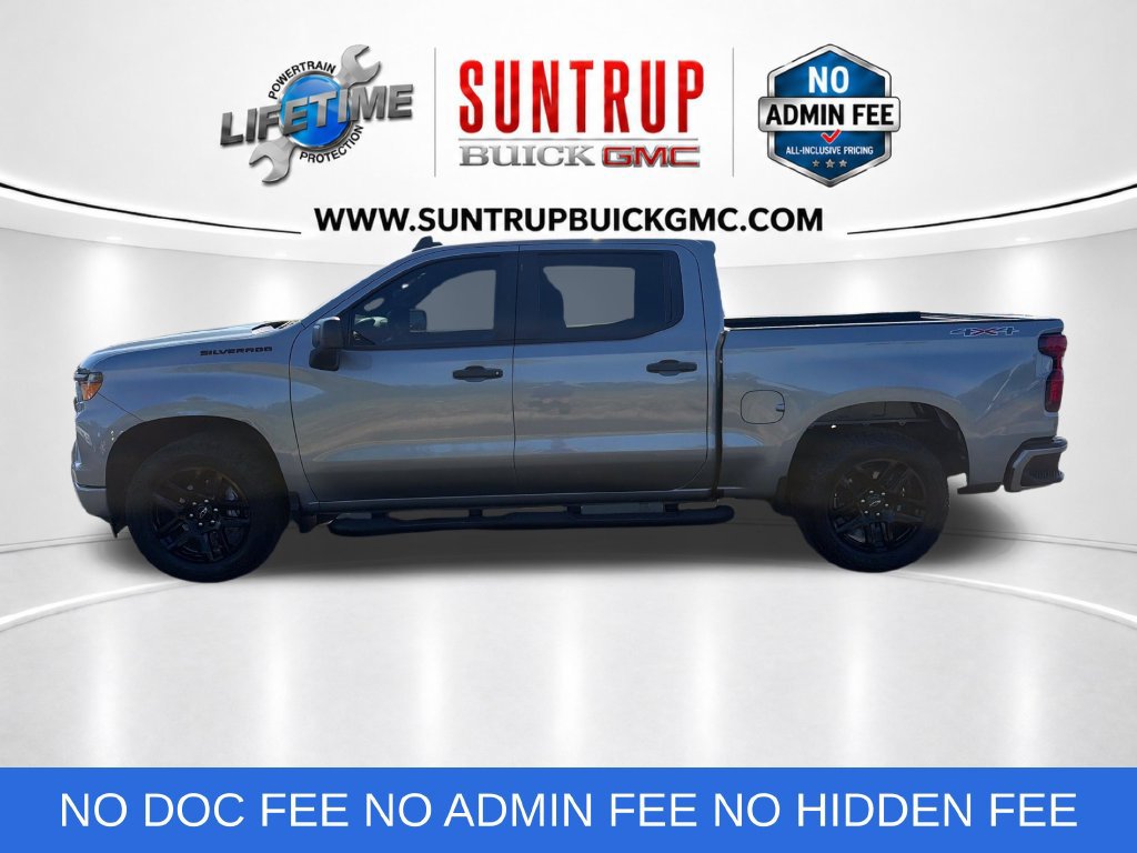 Used 2023 Chevrolet Silverado 1500 Custom w/ Rally Edition AWD/4WD image 2