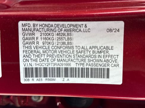 Certified 2024 Honda Accord Sport image 29