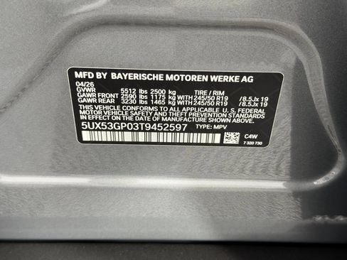 Used 2026 BMW X3 xDrive30i w/ Convenience Package AWD/4WD image 24