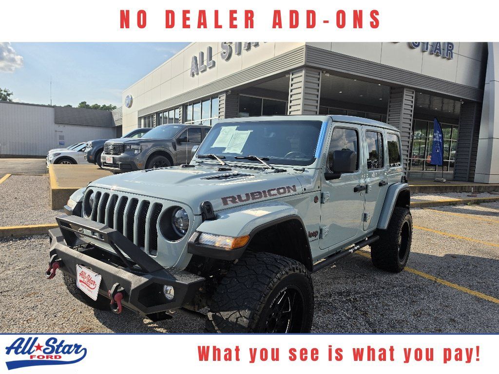 Used 2023 Jeep Wrangler Unlimited Rubicon w/ Cold Weather Group AWD/4WD image 1