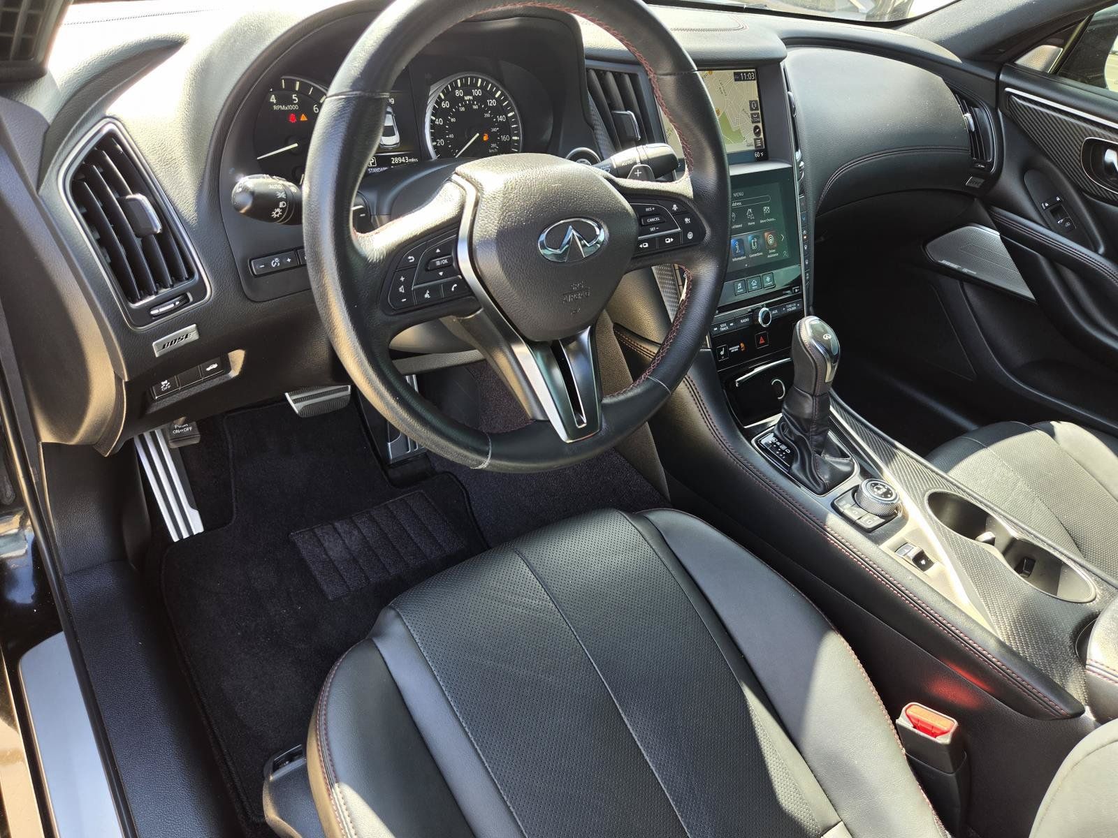 Used 2022 INFINITI Q60 Red Sport 400 w/ Cargo Package RWD image 16