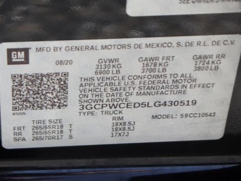 Used 2020 Chevrolet Silverado 1500 LT w/ All-Star Edition RWD image 50