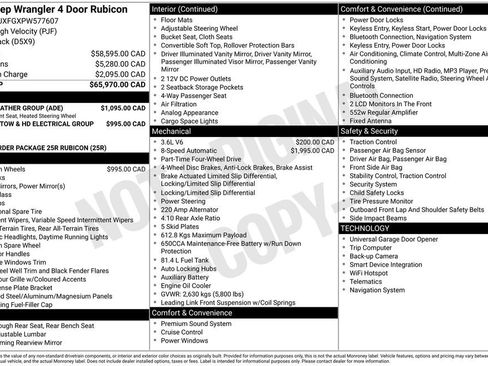 Used 2023 Jeep Wrangler Unlimited Rubicon w/ Cold Weather Group image 24