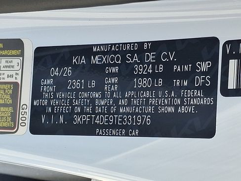 New 2026 Kia K4 FWD image 19