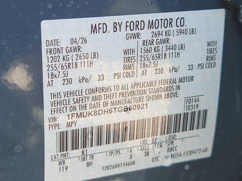 New 2026 Ford Explorer Active AWD/4WD image 18