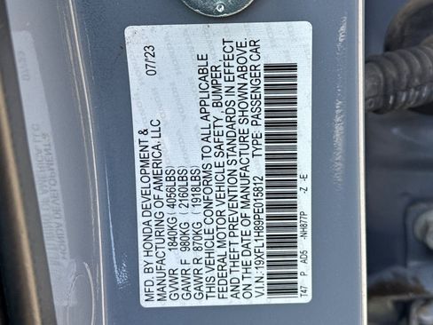 Used 2023 Honda Civic Sport Touring image 29