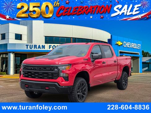 New 2026 Chevrolet Silverado 1500 Custom Trail Boss w/ LPO, Dark Essentials Package AWD/4WD image 1